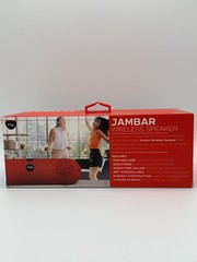 Jambar Wireless Speaker Bluetooth, Black 30ft Wireless Area 2 Hours Small Red