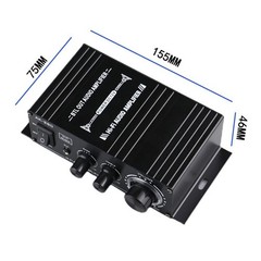 2.0 Channel AK280 Mini HIFI Stereo Digital Amplifier Fit For Home/Car Speaker