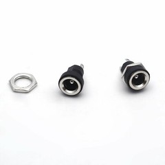 5PCS 5.5mm x 2.1mm DC Power Supply Female Jack Socket Panel Mount Connector M81
