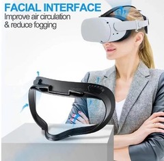 Face Cushion Pad for Meta Quest 2 VR Facial Interface Replacement PU Leather …