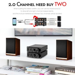 Mini Mono Channel Subwoofer / Full-Frequency Digital Amplifier Home Audio Amp