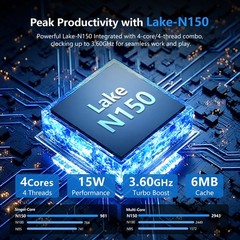 Gaming Laptop 15.6 1080P N150 16GB RAM 512GB SSD Win 11 YEPBOOK Computer Twin