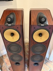 $$$ AWESOME B&W CDM 9NT FLOOR-STANDING SPEAKERS IN CHERRY WOOD $$$
