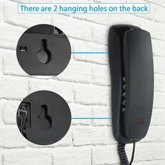 Desktop Corded Landline Phone Fixed Telephone Wall Mountable Home Office new