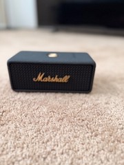 Marshall Emberton III Portable Bluetooth Speaker, 32+ Hr Playtime, Black & gold