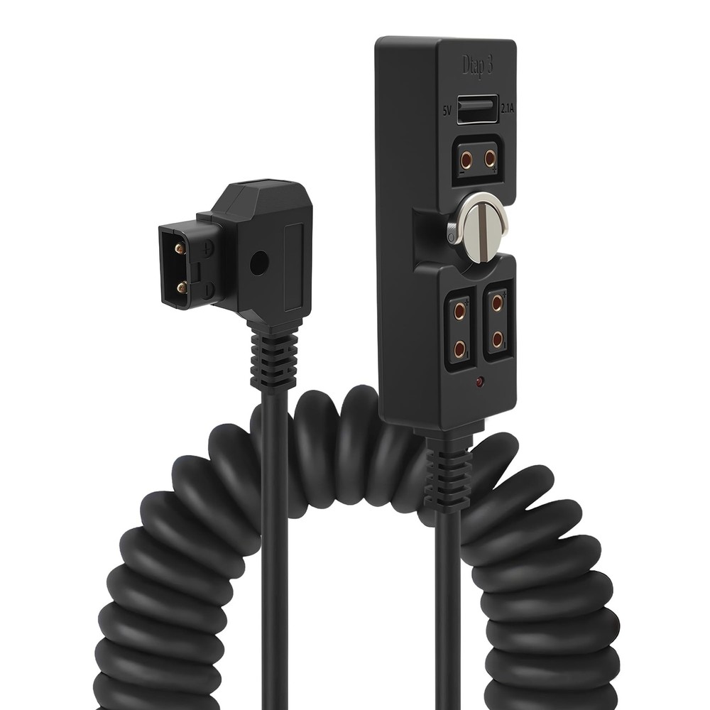47 Inch DTap Male To 3 Port Female Splitter Hub USB Output 1/4 Mount