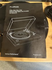FLUANCE Reference High Fidelity Turntable System RT82 Bamboo Preowned Read Photo