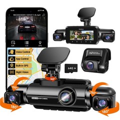 4 Channel 360 1080P Dash Cam