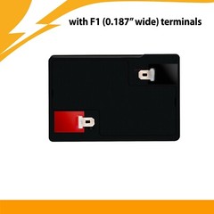 6V 5Ah Sealed Lead Acid Multipurpose Battery for Alarms, Motorcycles, and ATVs