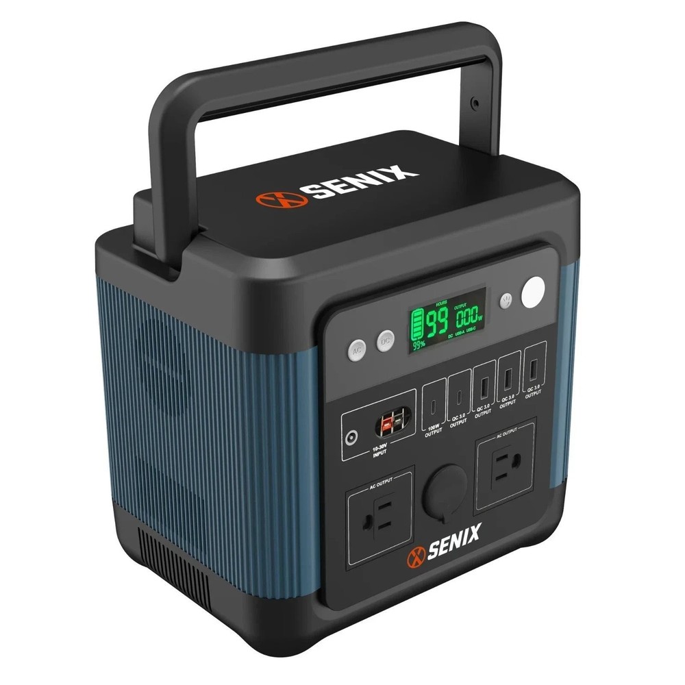 Senix 1200W 2400W Peak Portable Power Station Inverter Generator PS1200