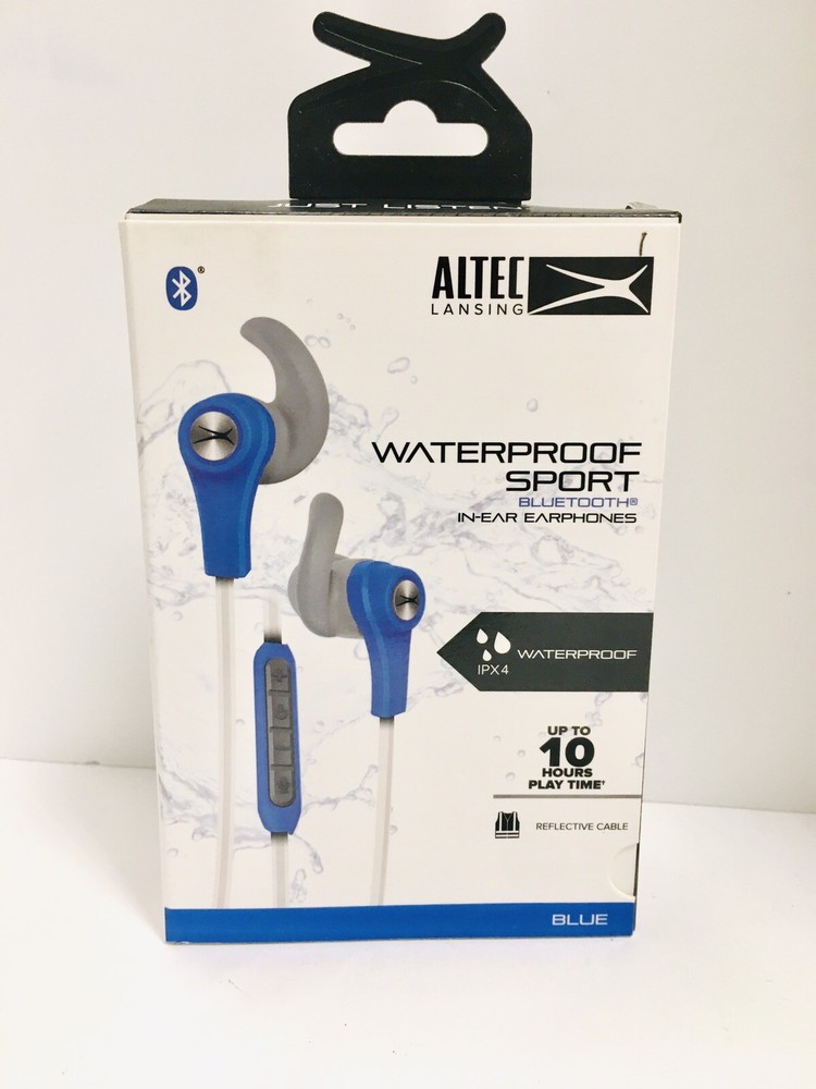 ALTEC LANSING waterproof sport bluetooth earphone upto 10 Hours play time