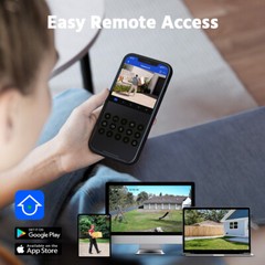 ANNKE 8CH 5MP Lite DVR 1080P CCTV Security Camera System Human Detection H.265+