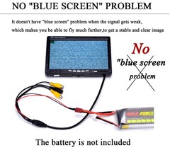 Fpvdrone Rc 7 Inch Fpv Monitor 1024X600 Ips Lcd Display Screen Monitor Hood Sun