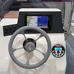 GUZARE Boat Marine Stereo Receiver Bluetooth Audio AM FM Gauge Waterproof Radio