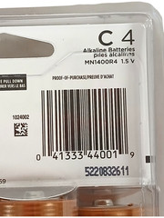 24 PACK NEW Duracell C4 Coppertop Alkaline Batteries 1.5 V (MN1400R4) Exp 3/2035