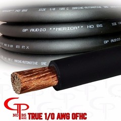 1/0 AWG GAUGE OFHC AMP WIRING KIT STAGE 2 GP CAR AUDIO RED BLACK