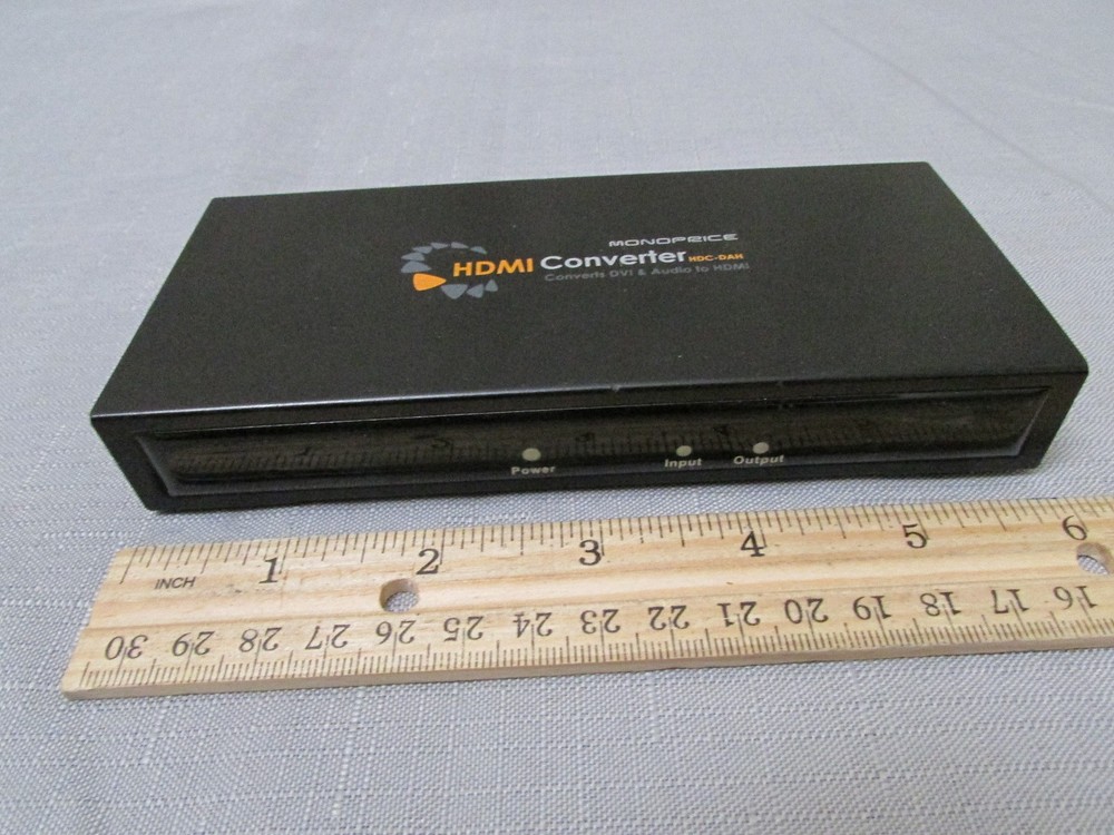 Monoprice HDMI-Converter model HDC-DAH – No AC Adapter Runs on 5VDC