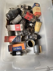 Large Lot Of Vacuume Tubes Radio Tubes