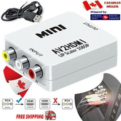 HDMI to RCA 1080P HDMI to 3RCA CVBS AV Composite Converter Video Audio Adapter