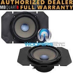 pkg MB QUART 4×6″ SPEAKERS BRACKETS + PMD100 4″ MIDS MADE IN GERMANY CAR AUDIO