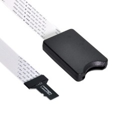 Micro-SD TF Memory Card Kit Male to SD Female Soft Flat FPC Cable Extender SDTF