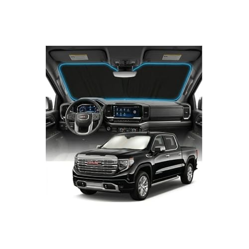 for GMC Sierra 1500 Sun Shade Windshield Cover – For GMC Sierra 1500 2019-2026