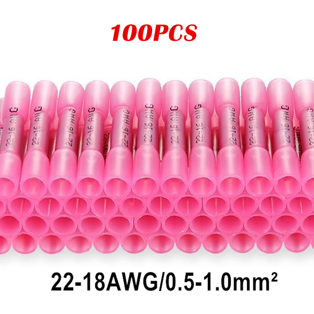 400/100x Waterproof Heat Shrink Butt Connectors Wire Splice Crimp Terminals Kit