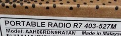 MOTOROLA AAH06RDN9RA1AN Two Way Portable Radio R7 403-527MHz