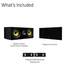 Fluance Signature HiFi 2-Way Center Channel Speaker for Home Theater