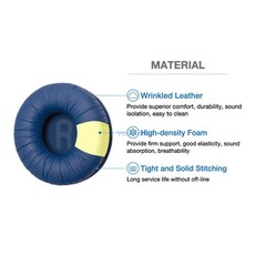 4-Pack Wrinkled Ear Pads for JBL Tune 510BT,520BT,450BT,460BT,500BT Headphones