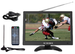 AudioBox TV-13 13″ Portable Rechargeable LCD TV with Antenna HDMI Input Black