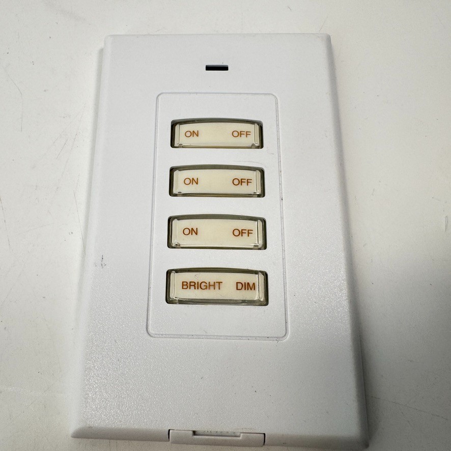 X10 RF StyleSwitch Model SS13A Stick-a-Switch Remote Wall Switch – White