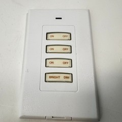 X10 RF StyleSwitch Model SS13A Stick-a-Switch Remote Wall Switch – White