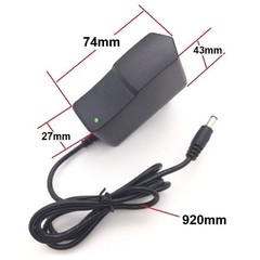 AC/DC 9V 1A Power Supply Adapter Charger with 10 Sizes DC Plug Tips