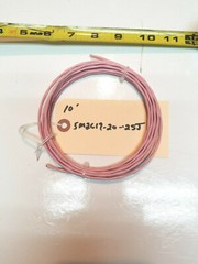10 FEET 5M2619-20-2SJ TWISTED PAIR PTFE SILVER PLATED SHIELDED 20 GUAGE WIRE