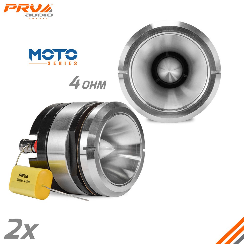 2x PRV Motorcycle Bullet Tweeter 2.25″ Short Horn 240W 4Ohm MT2.2TWC-4 Neodymium