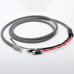 Hi-Fi 5 Pin DIN to 2 RCA Audio Tonearm Cable Turntables Analog Interconnect Wire