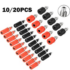5/10 Pairs Binding Post M6 M8 Thread Amplifier Connector Banana Plug Socket NEW