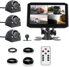 4 Channel 1080p Dash Cam for Cars, Trucks and RVs. with one year warranty