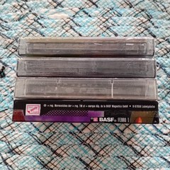 Lot of 10 BASF 60 & 90 Type I Blank Cassette Tape Made in Indonesia Nos Rare