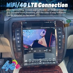 13″ Tesla Style Car Radio For Gmc Yukon Chevrolet 2007-2014 Gps Navigation Wifi