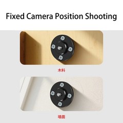 Universal Aluminum Alloy 1/4inch Mounting Bracket Fixing Base for Camera Tripods