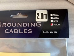 Shunyata Research Venom 2 Meter Grounding Cable | Copper Spade/Spade | Made USA