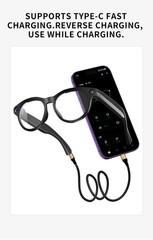AI Smart Glasses 800W Camera Live Video Recorder Real-Time Translation f android