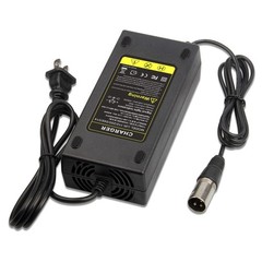 DC 54.6V 2A For 48V Lithium Battery Charger 3 pin XLR Male Connector US Plug