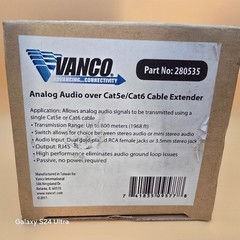 Vanco Analog Audio over Cat5e/Cat6 Cable Extender Part: 280535