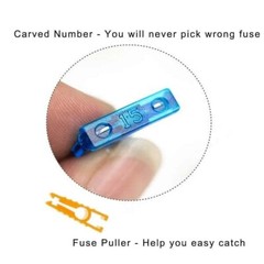 120 PC Low Profile Mini Car Fuse Auto Car Motorcycle SUV Fuses Kit APM ATM