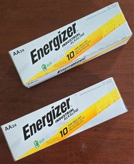 48 Energizer AA Industrial Alkaline Batteries (EN91, LR6) EXP 2034 New