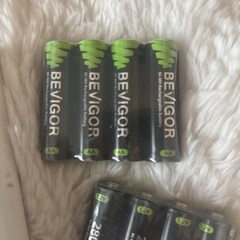 BEVIGOR AA Rechargeable Batteries 1500 Cycle, 2800 mAh High Capacity 1.2V..8 new