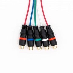 YPbPr Component Video RCA Cable 6ft – Male-to-Male High-Quality Connection